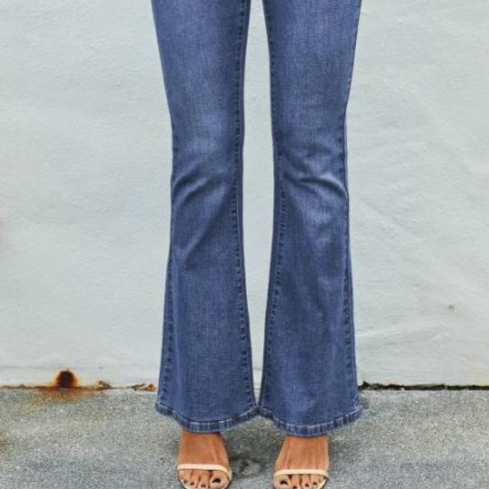 Sherri Bell Bottom Jeans Medium Wash - Picture 7 of 7